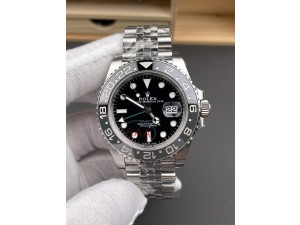 GMT-Master II 126710 GRNR Black/Gray VSF 1:1 Best Edition Black Dial On Jubilee Bracelet