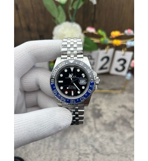 GMT-Master II 126710 BLNR 904L SS V3 VSF 1:1 Best Edition Black Dial On Jubilee Bracelet