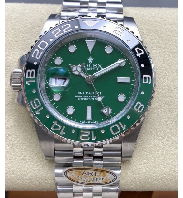 GMT-Master II 126729 VTNR ARF 1:1 Best Edition Green Dial On Jubilee Bracelet