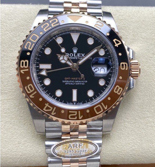 GMT-Master II 126711 CHNR ARF V3 Gain Weight1:1 Best Edition on Black Dial SS/RG Bracelet