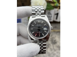 DateJust 41 126334 904L SS V2 VSF 1:1 Best Edition Gray Dial Stick Marker On Jubilee Bracelet DD3235