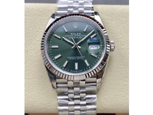 DateJust 36 SS 126234 VSF 1:1 Best Edition 904L Steel Green Dial on Jubilee Bracelet VS3235