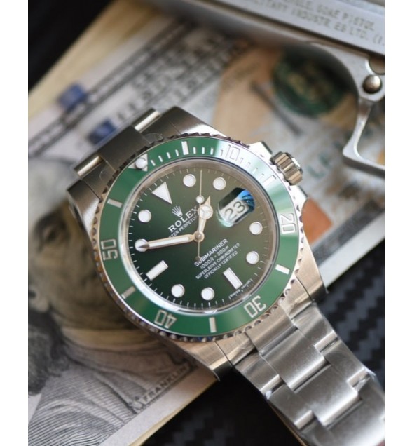 Submariner 116610 LV Green Ceramic 904L Steel VSF 1:1 Best Edition VS3135