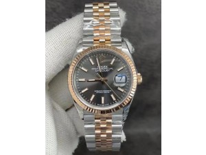 DateJust 36 SS 126231 VSF 1:1 Best Edition 904L Steel Gray Stick Dial on Jubilee Bracelet VS3235