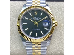 DateJust 41 126333 904L SS/YG VSF 1:1 Best Edition Black Dial on Jubilee Bracelet VS3235