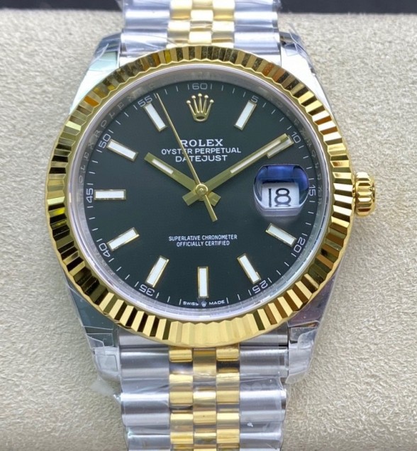 DateJust 41 126333 904L SS/YG VSF 1:1 Best Edition Black Dial on Jubilee Bracelet VS3235