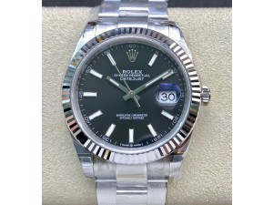 DateJust 41 126334 904L SS VSF 1:1 Best Edition Gray Dial on Oyster Bracelet VS3235