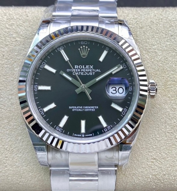 DateJust 41 126334 904L SS VSF 1:1 Best Edition Gray Dial on Oyster Bracelet VS3235