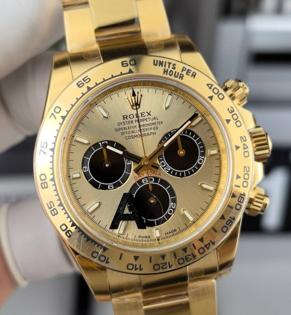 aytona 126508 VSF 1:1 Best Edition YG Dial Black Subdial On Oyster Bracelet DD4131 (Gain Weight)