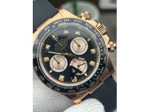 Daytona 126515 VSF Gain Weight 1:1 Best Edition Black/RG Dial on Oysterflex Strap VS4131（Gain Weight）