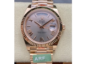 DayDate 40 RG ARF Gain Weight 904L Steel RG Dial Roman Markers on President Bracelet VR33255