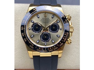 Daytona 116518 VSF 1:1 Best Edition 904L Steel YG Dial on Oysterflex Strap DD4130(Gain Weight）