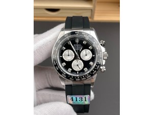 Daytona 126519 LN APSF 1:1 Best Edition Black Diamonds Dial on Oysterflex Strap SH4131（Gain Weight）