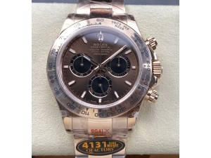 2025 Daytona 126505 QF 1:1 Best Edition Chocolate Dial on RG Bracelet QF4131 (Gain Weight)
