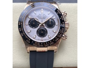 Daytona 116515 QF 1:1 Best Edition Meteorite Dial on Oysterflex Strap SH4130 (Gain Weight)