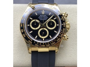 Daytona 126518 QF 1:1 Best Edition Black Dial on Oysterflex Strap SH4131 (Gain Weight)