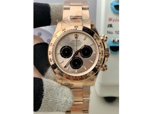 Daytona 126505 QF 1:1 Best Edition RG/Black Dial on RG Braclet SH4131