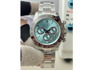 Daytona 126506 QF 1:1 Best Edition Ice Blue Crystal Dial on SS Bracelet Strap SH4131