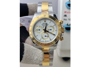 Daytona 126503 QF 1:1 Best Edition White Dial on SS/YG Braclet SH4131