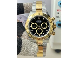 Daytona 126503 QF 1:1 Best Edition Black Dial on SS/YG Braclet SH4131