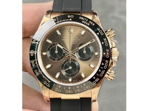 Daytona 116515 QF 1:1 Best Edition Brown/Black Dial on Oysterflex Strap SH4130 （Gain Weight）