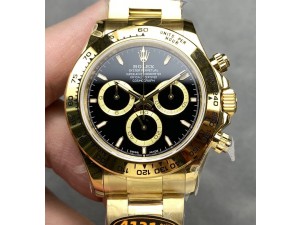 Daytona 126503 QF 1:1 Best Edition Black Dial on YG Bracelet SH4131(Gain Weight）