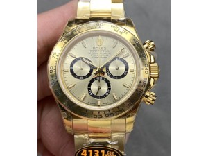 Daytona 126508 QF 1:1 Best Edition YG/Black Dial on YG Bracelet SH4131 (Gain Weight）