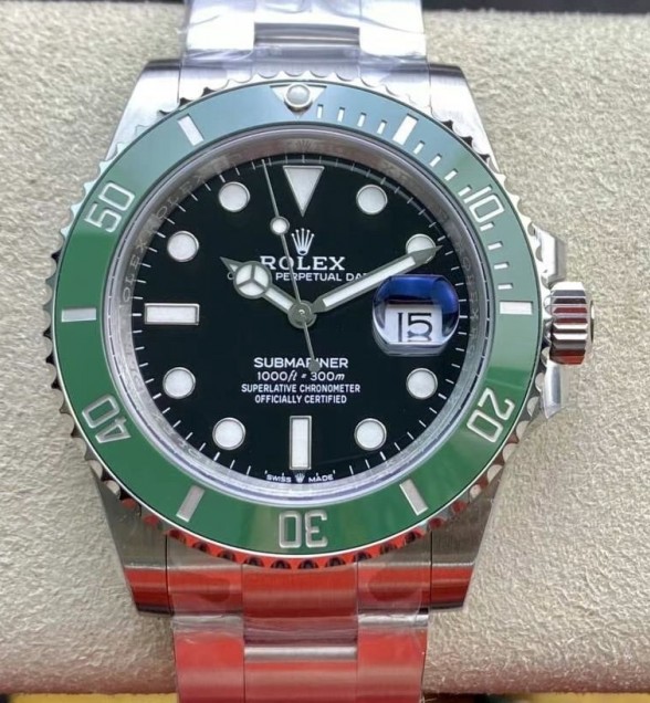 Submariner 41mm 126610 LV Kermit 904L Steel VSF 1:1 Best Edition VS3235