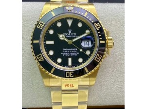Submariner 126613 LN YG VSF 1:1 Best Edition Black Dial On YG Bracelet VS3235
