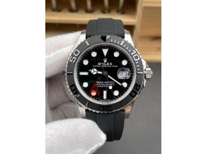 Yacht-Master 226659 VSF 1:1 Best Edition Black Dial on Oysterflex Strap VS3235 (Gain Weight)