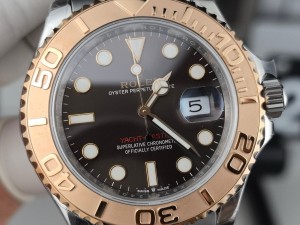 Yacht-Master 126621 SS/RG 904L Steel VSF 1:1 Best Edition Brown Dial on SS/RG Bracelet VS3235