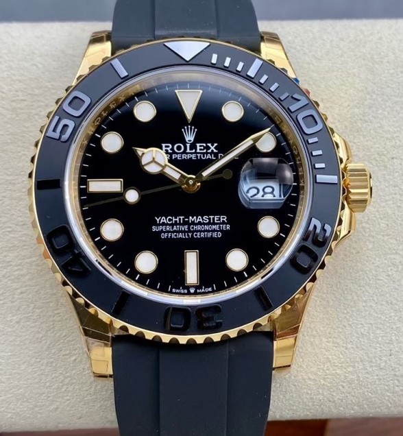 Yacht-Master 226658 VSF 1:1 Best Edition Black Dial on Oysterflex Strap VS3235 (Gain Weight) V2