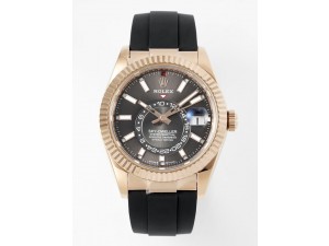 Sky-Dweller 336235 RG ZF 1:1 Best Edition Gray Dial on Oysterflex Strap A23J (Gain Weight)