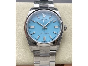 Oyster Perpetual 126000 36mm VSF 1:1 Best Edition 904L Steel Tiffany Blue Dial VS3230 V2
