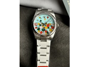 Oyster Perpetual 126000 36mm VSF 1:1 Best Edition 904L Steel Celebration Bubble Dial VS3230 V2