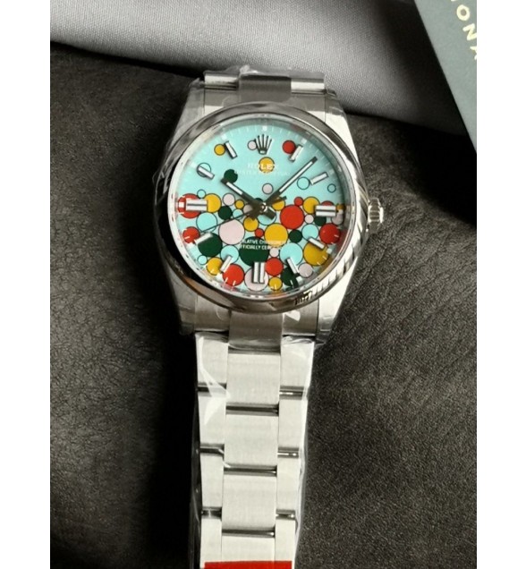 Oyster Perpetual 126000 36mm VSF 1:1 Best Edition 904L Steel Celebration Bubble Dial VS3230 V2