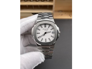 Nautilus 5711/1A SS DDF 1:1 Best Edition White Textured Dial On SS Bracelet Super Clone 324/330