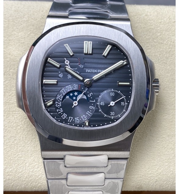 Nautilus 5712 SS PPF 1:1 Best Edition Blue Dial on SS Bracelet PPF240 Super Clone V6