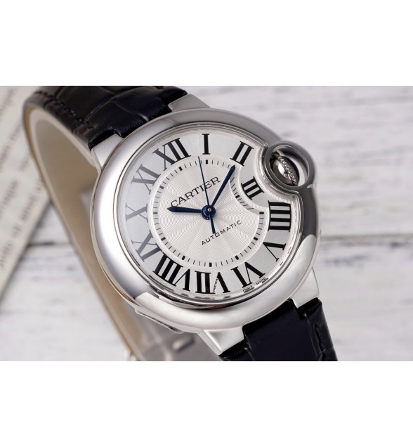 BallonBlue 33mm White Dial on SS Bracelet NH05 Automatic AF