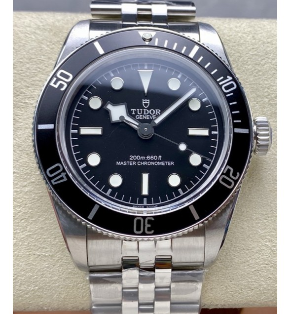 Heritage Black Bay M7941A1A0NU-0003 41mm SS ZF 1:1 Best Edition Black Dial Black Bezel on SS Bracelet A2824