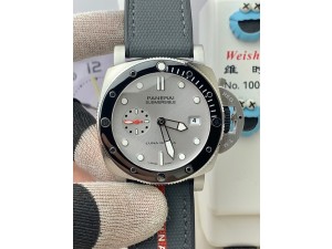 PAM1681 44mm Luna Rossa Submersible VSF 1:1 Best Edition On Gray Fabric Strap P900