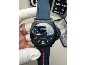 PAM1408 Luna Rossa Submersible VSF 1:1 Best Edition Blue Dial on Blue Fabric Strap P.900 Clone