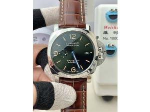PAM1116 VSF 1:1 Best Edition Dark Green Dial on Brown Leather Strap P9010