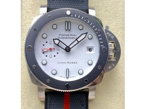 PAM1579 Luna Rossa Submersible VSF 1:1 Best Edition on Black Fabric Strap P900
