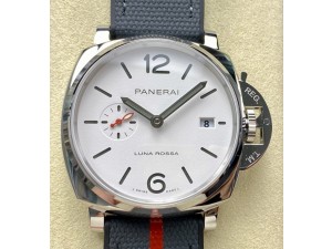 PAM1381 Luna Rossa Submersible VSF 1:1 Best Edition on Gray Fabric Strap P900