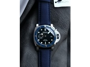 PAM1289 Y VSF 1:1 Best Edition Blue Dial on Blue Nylon Strap P900