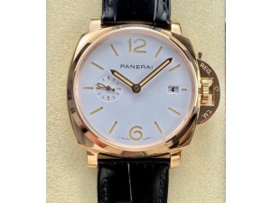 PAM1336 Luminor Due 42mm VSF Best Edition White Dial on Leather Strap P900 Clone