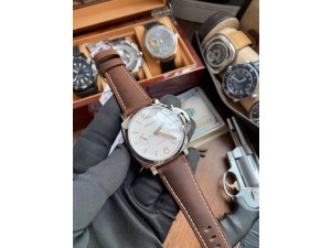 PAM1046 Luminor Due VSF Best Edition White Dial on Brown Asso Strap AXXXIV