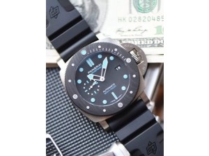 PAM799 Titanium VSF Best Edition Black Dial on Rubber Strap P.9010 Clone