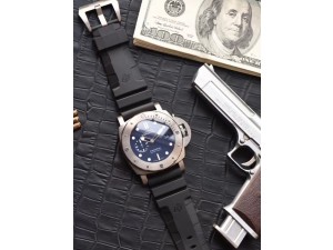 PAM692 T Titanium VSF 1:1 Best Edition on Black Rubber Strap P.9010 Super Clone (Free Nylon Strap)